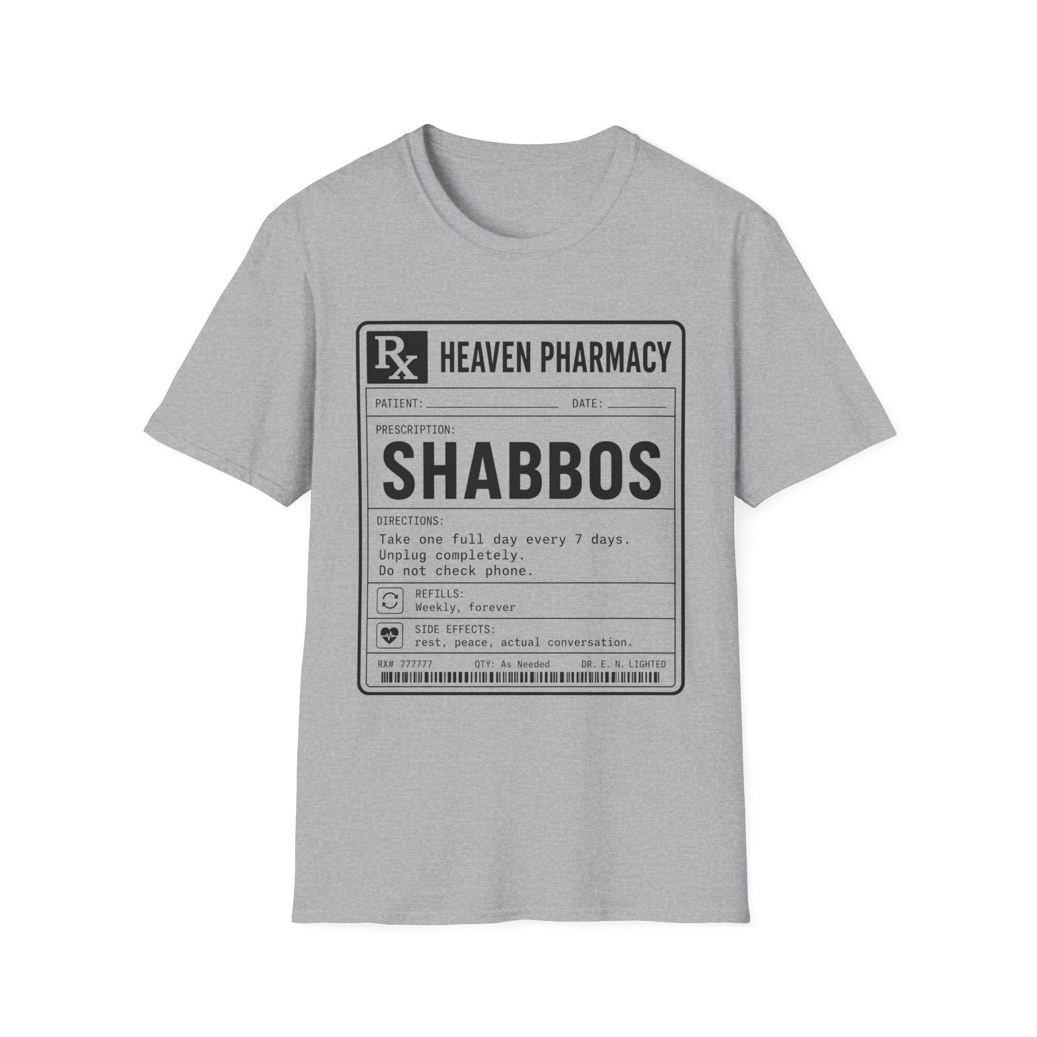 Shabbos Prescription T-Shirt