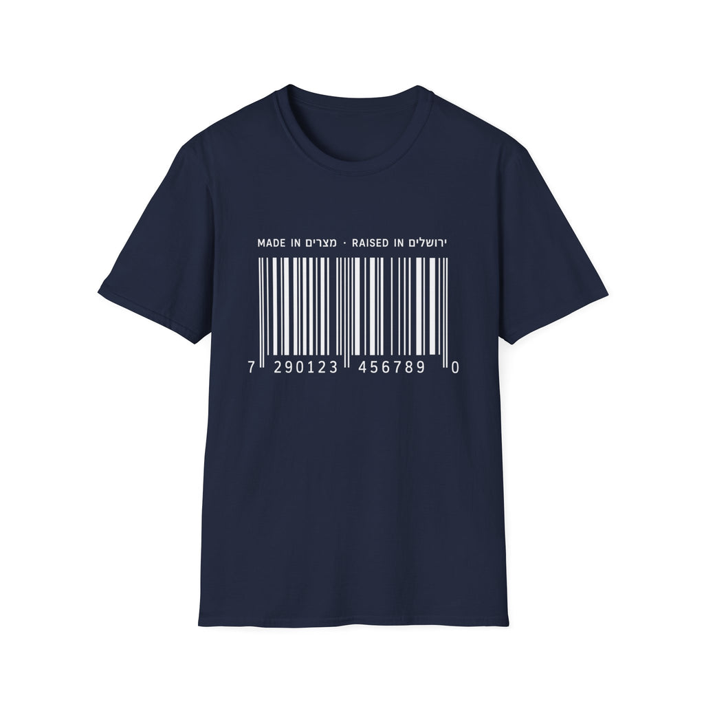 "Made In" Bar Code T-Shirt
