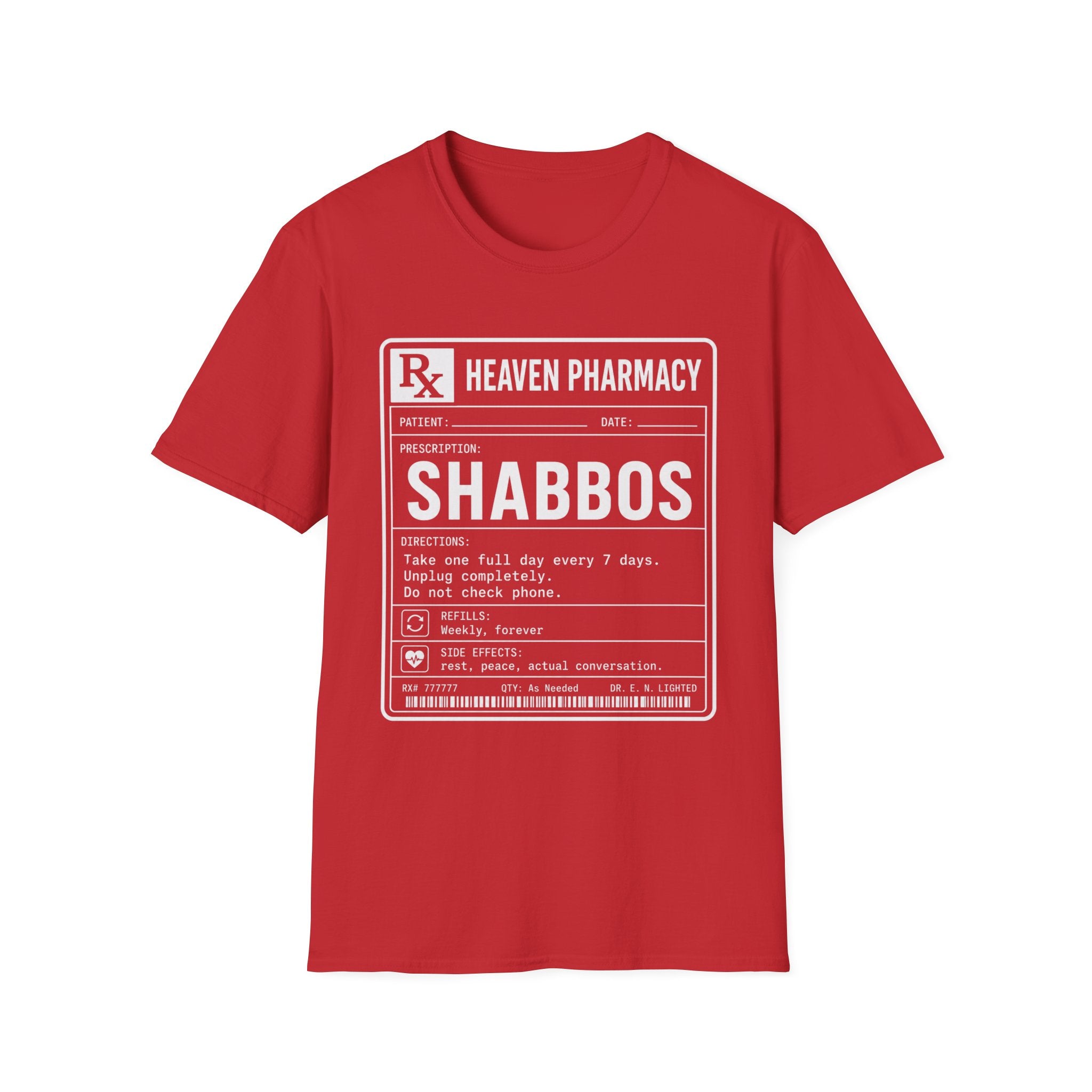 Shabbos Prescription T-Shirt