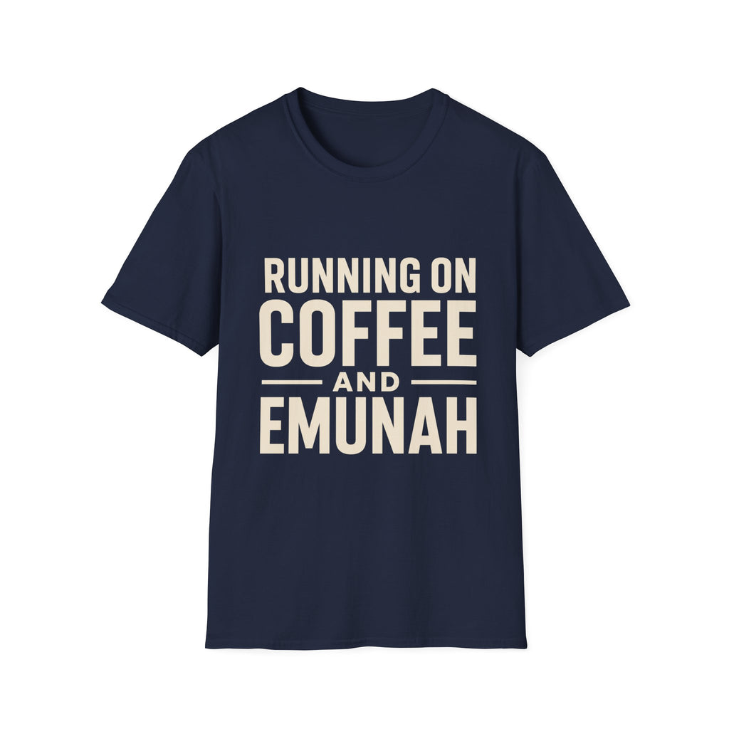 Running On Coffee And Emunah T-Shirt