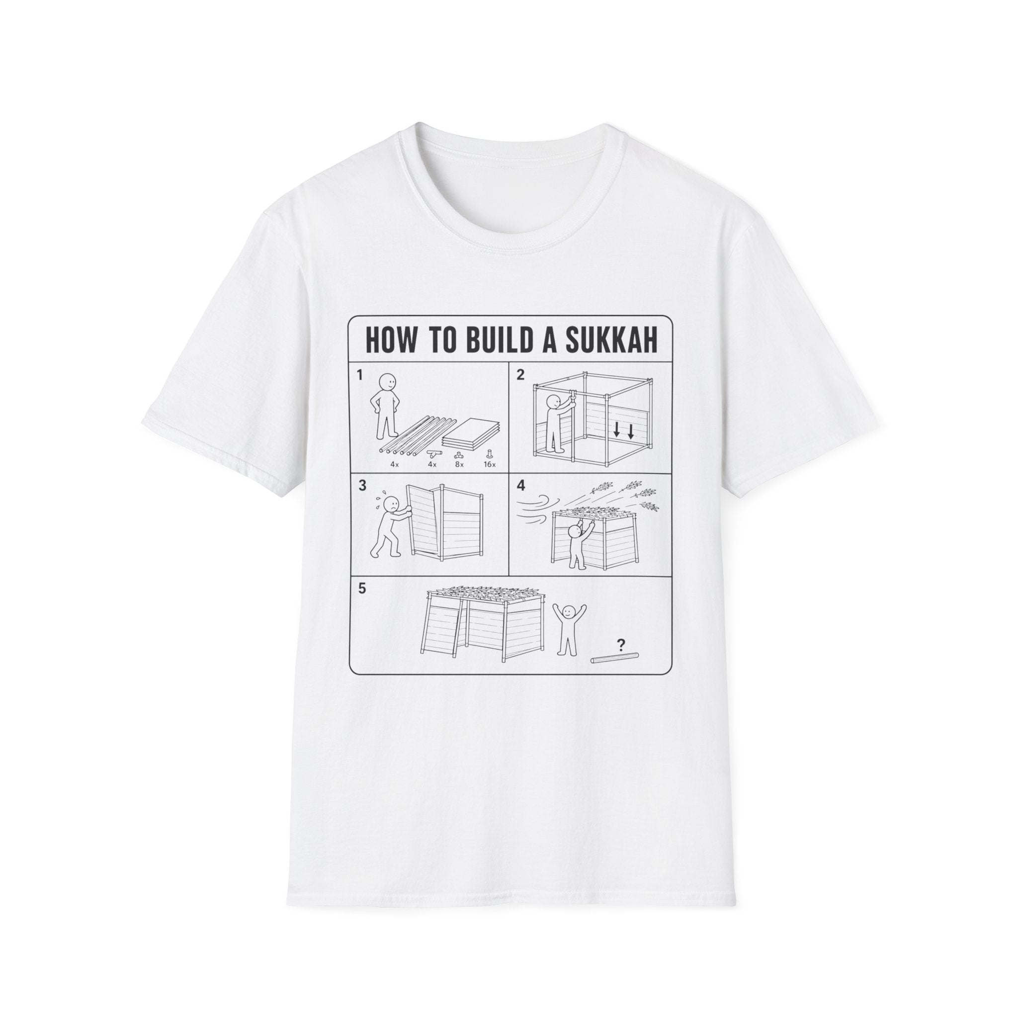 How To Build A Sukkah T-Shirt