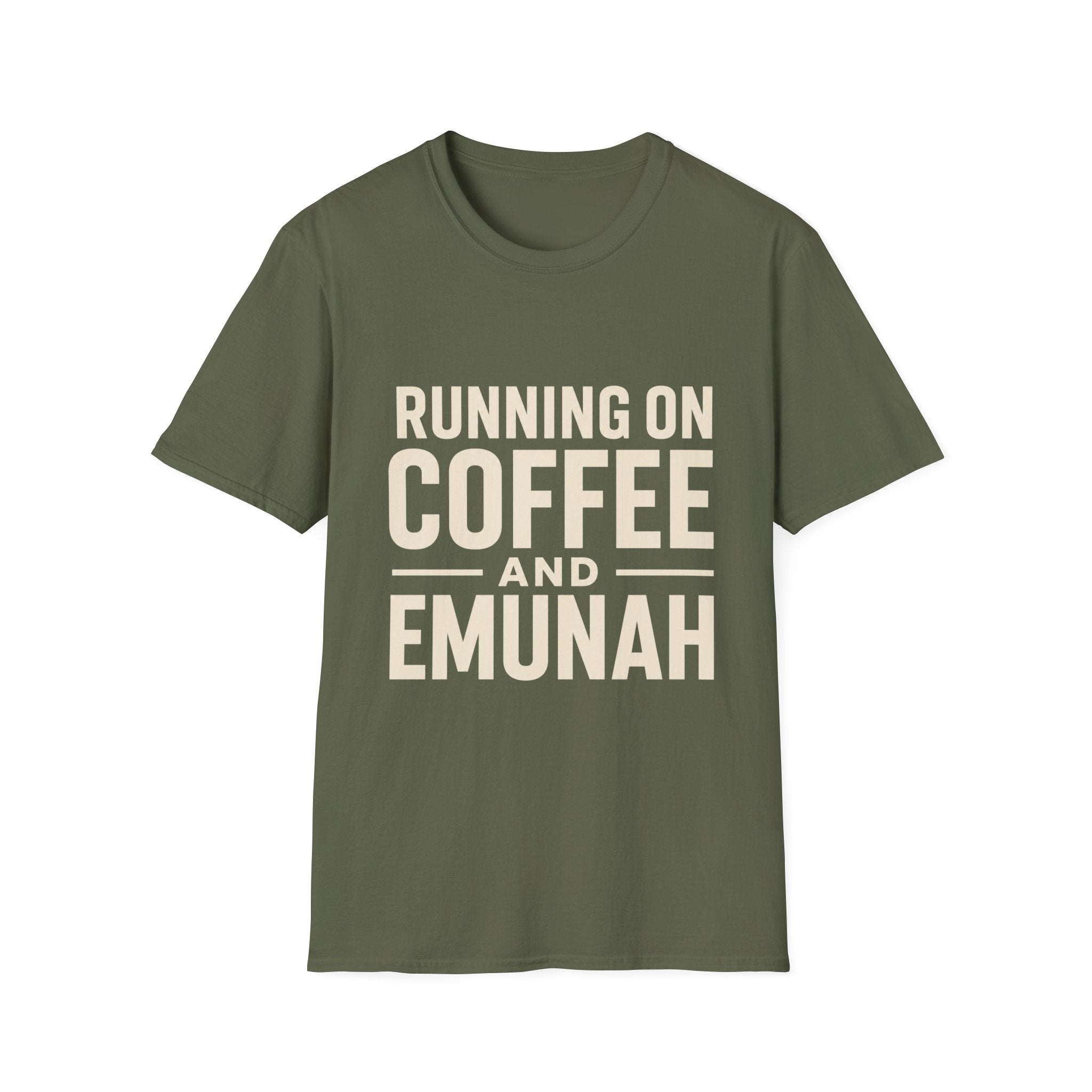 Running On Coffee And Emunah T-Shirt