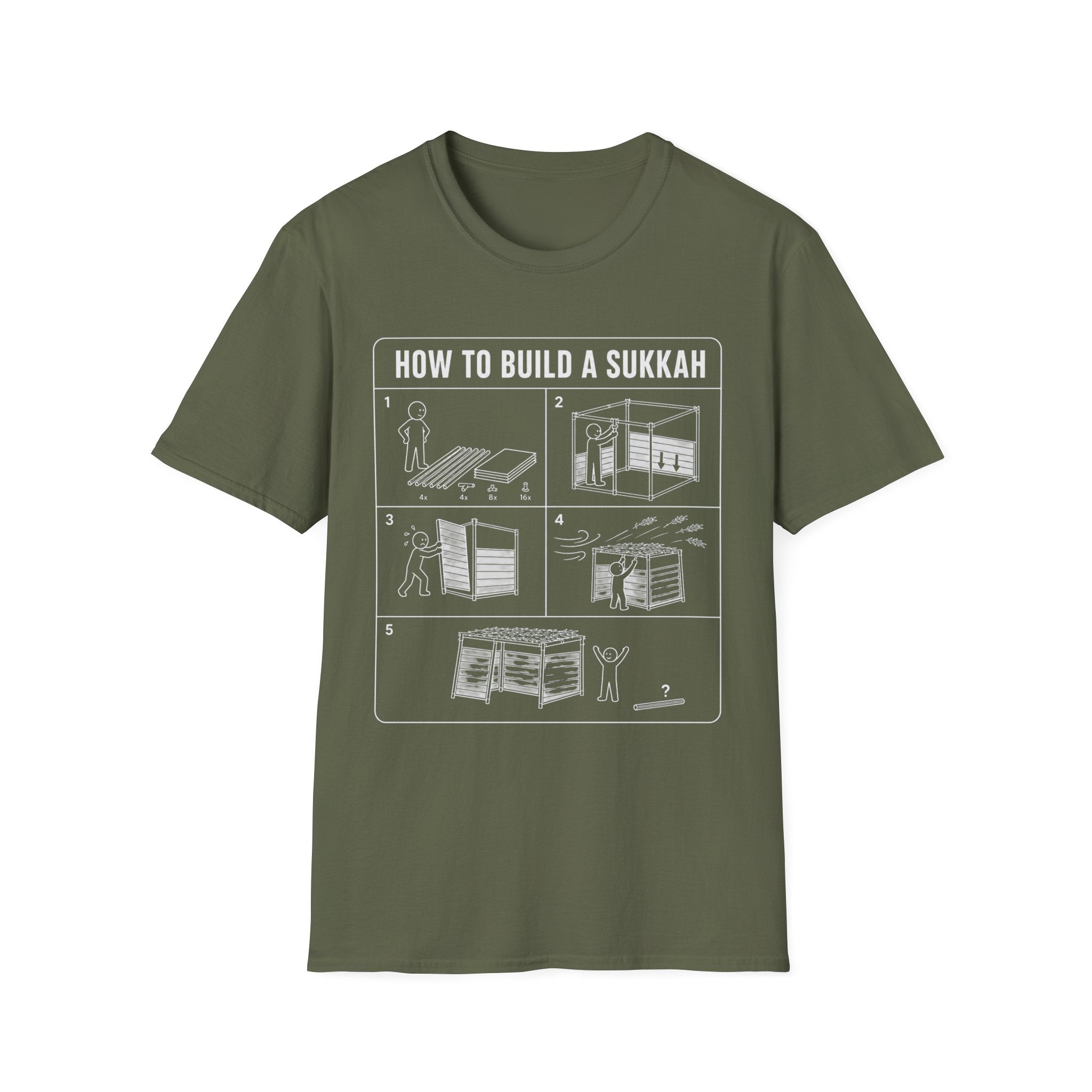 How To Build A Sukkah T-Shirt