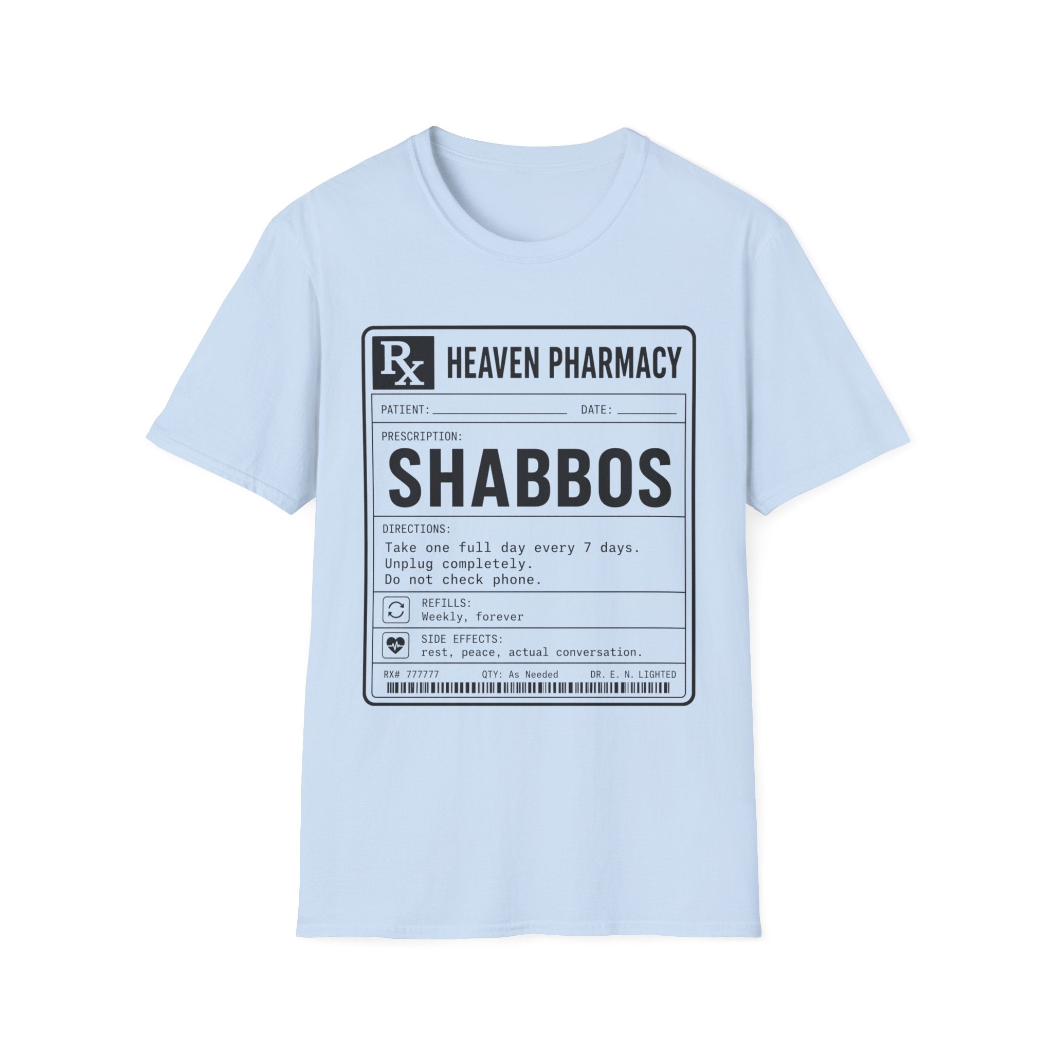 Shabbos Prescription T-Shirt