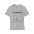 Abba Inspection Certificate T-Shirt