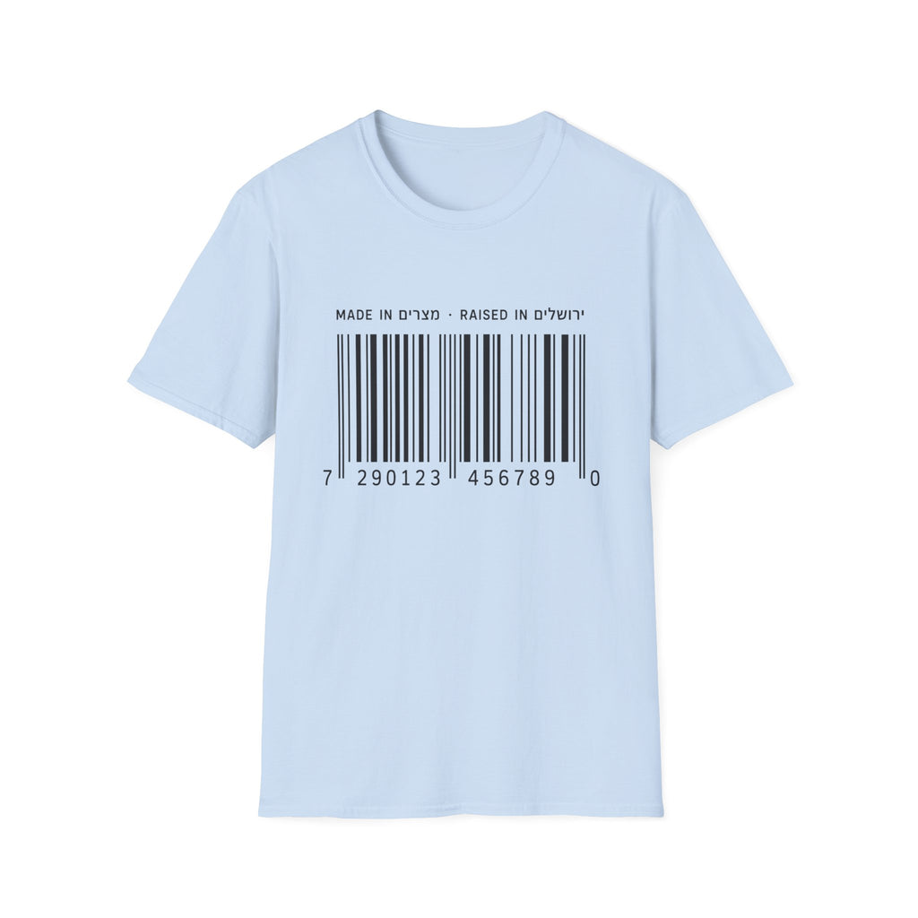 "Made In" Bar Code T-Shirt