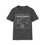 Abba Inspection Certificate T-Shirt